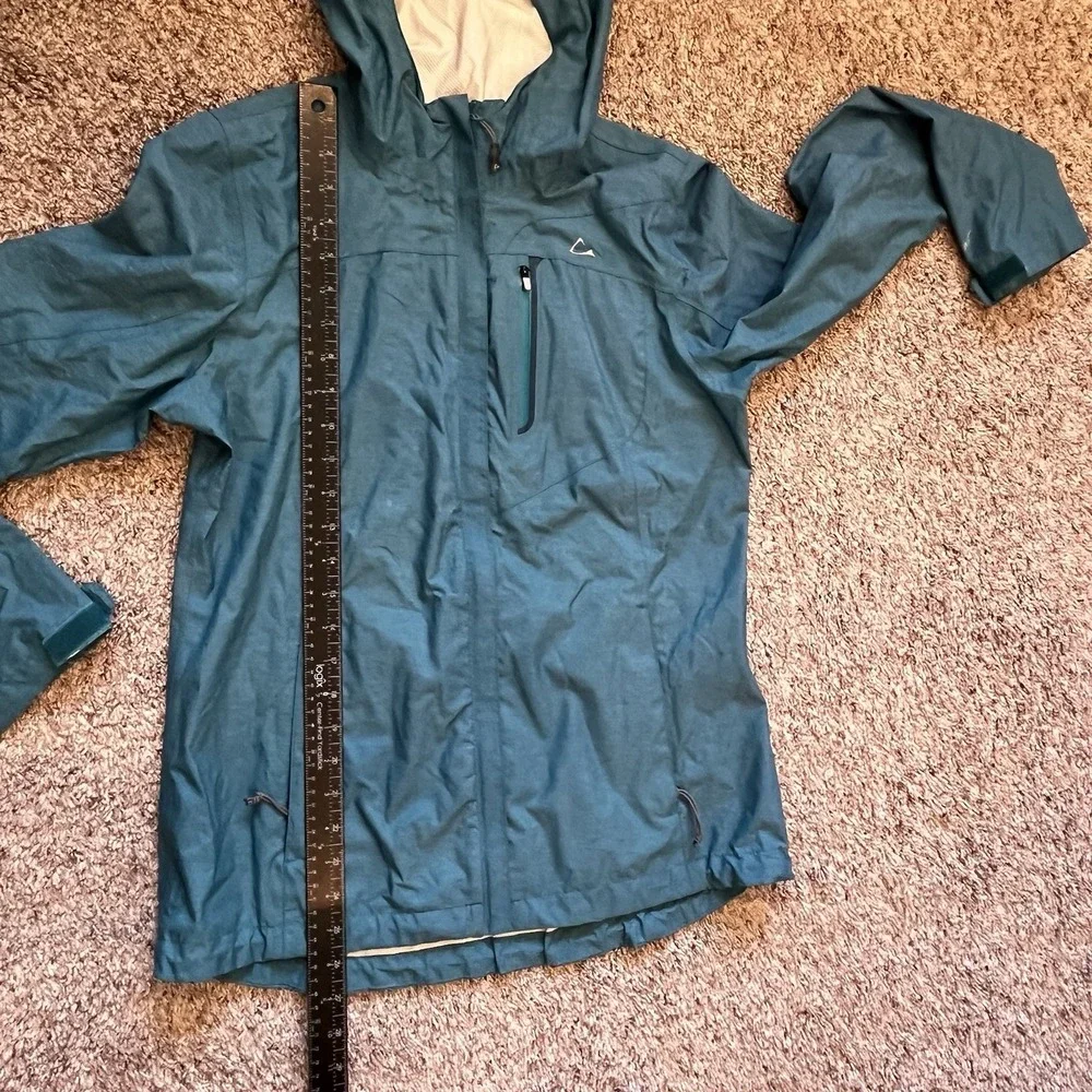 Paradox Windbreaker Women's Size Small Teal Blue Lightweight Good Full Zip - Picture 7 of 9